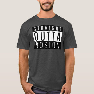 Straight Outta Boston Massachusetts Oversized T-Shirt