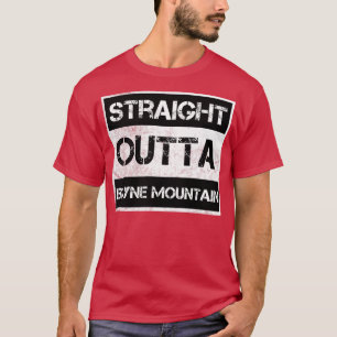 Straight Outta Boyne Mountain Ski Resort Vintage D T-Shirt