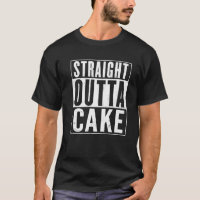 Straight Outta Cake Vintage Distressed Funny