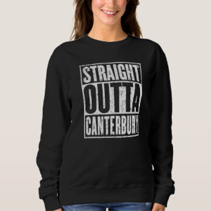 Straight Outta Canterbury Vintage Distressed Sweatshirt