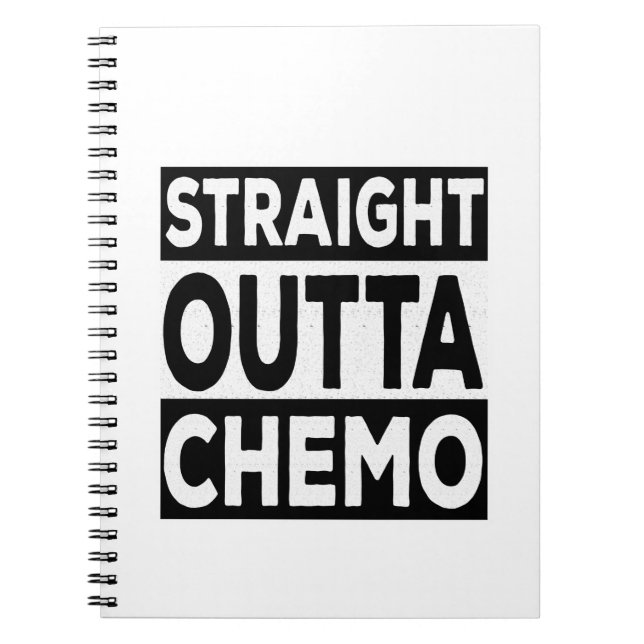 Straight Outta Chemo Notebook (Front)