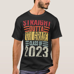 Straight Outta Eighth Grade 2023 8th Grade Graduat T-Shirt