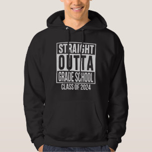 Straight Outta Grade School Preschool Graduation S Hoodie