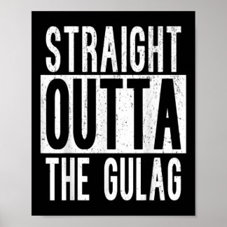 Straight Outta Gulag Squad Team Gamer War Battle R Poster