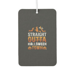 Straight Outta Halloween Town Witch Moon Bats Pump Air Freshener