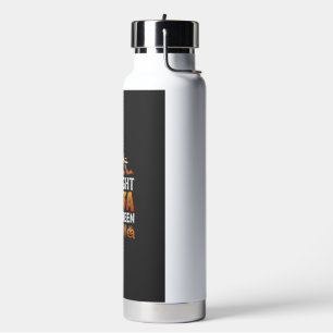 Straight Outta Halloween Town Witch Moon Bats Pump Water Bottle