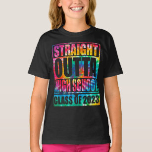 Straight Outta High School Class Of 2023  T-Shirt