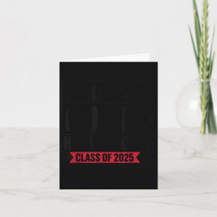 Straight outta high school funny class of 2025 card