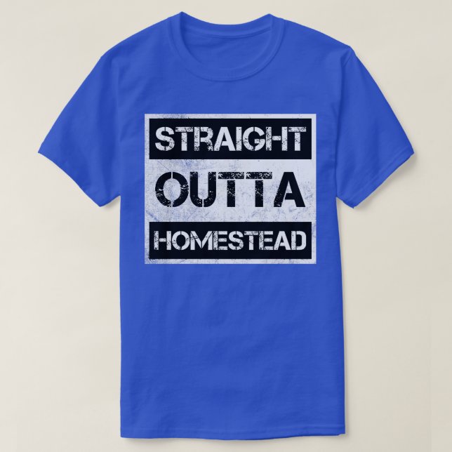 Straight Outta Homestead National Monument Vintage T-Shirt (Design Front)
