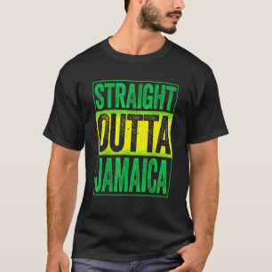 Straight Outta Jamaica Caribbean Party T-Shirt