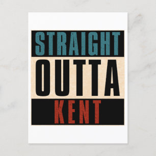 Straight Outta Kent Washington WA Postcard