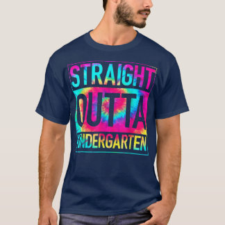 STRAIGHT OUTTA Kindergarten Class Of 2022 Graduati T-Shirt