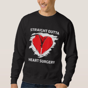 Straight Outta Knee Surgery Retro Get Well  4 Sweatshirt