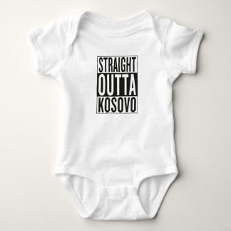 straight outta Kosovo Baby Bodysuit