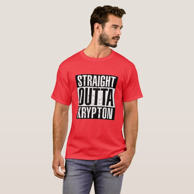 STRAIGHT OUTTA KRYPTON T-Shirt (Front Full)
