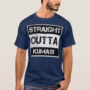 Straight Outta Kumasi Ghana Vintage Distressed Sou T-Shirt