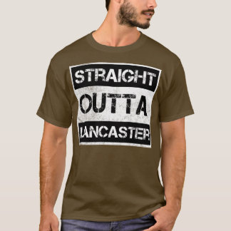 Straight Outta Lancaster California Vintage Distre T-Shirt