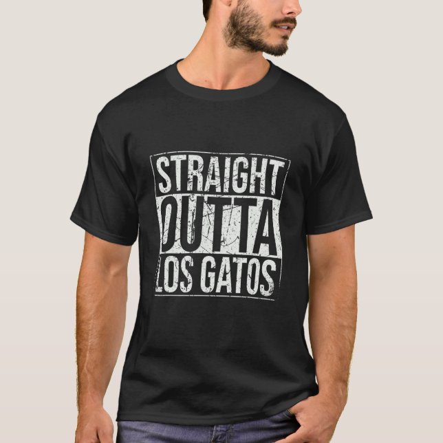 Straight Outta Los Gatos Vintage T-Shirt (Front)
