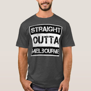 Straight Outta Melbourne city Florida Vintage Dist T-Shirt