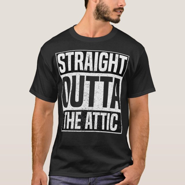 Straight Outta Mens Funny HVAC Technician AC Repai T-Shirt (Front)