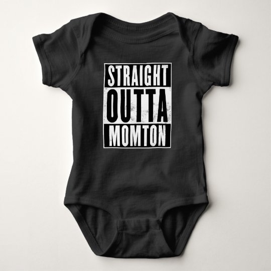 Straight Outta Momton Baby Bodysuit
