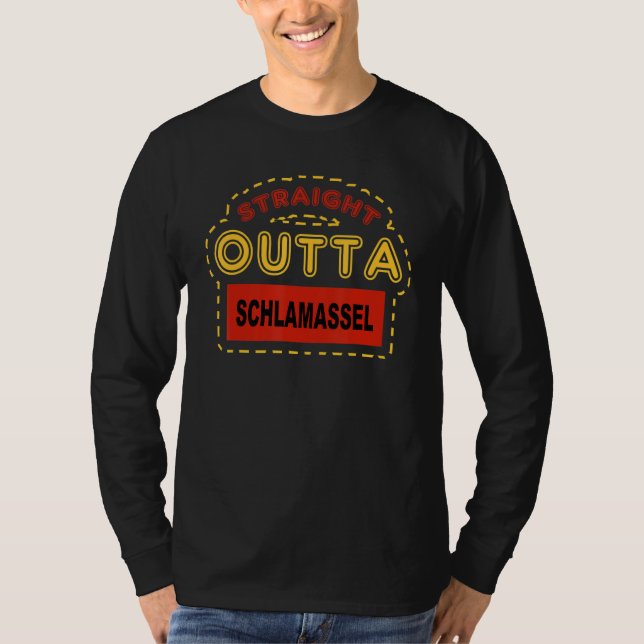 Straight outta Mud Bird Design T-Shirt (Front)