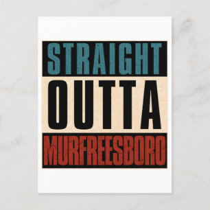 Straight Outta Murfreesboro Tennessee TN Postcard