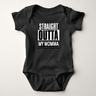 Straight Outta My Momma Compton Attitude Baby Bodysuit