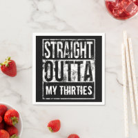 Straight Outta My Thirties 40th Birthday Party