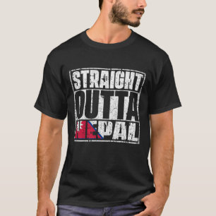 Straight Outta Nepal Flag T-Shirt