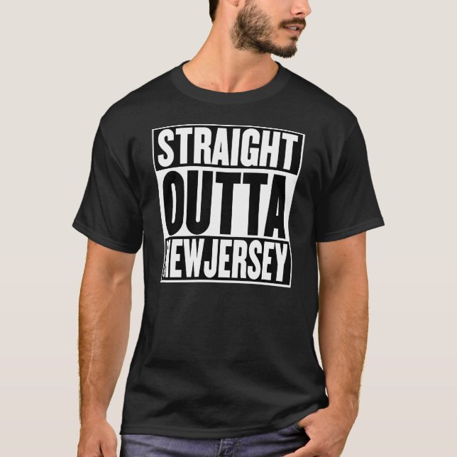 Straight Outta New Jersey T-Shirt (Front)