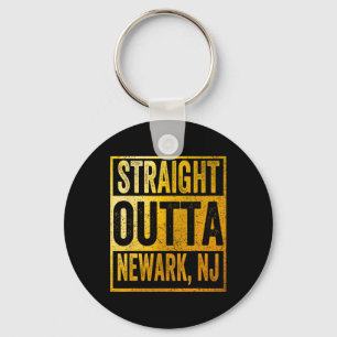 Straight Outta Newark New Jersey  Keychain