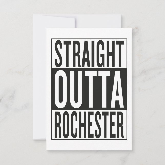 straight outta Rochester (Front)