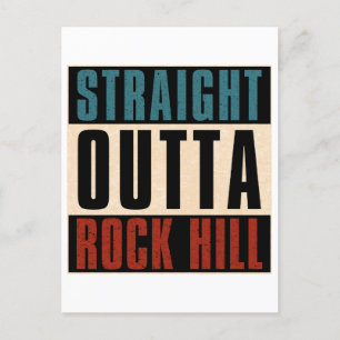 Straight Outta Rock Hill South Carolina SC Postcard