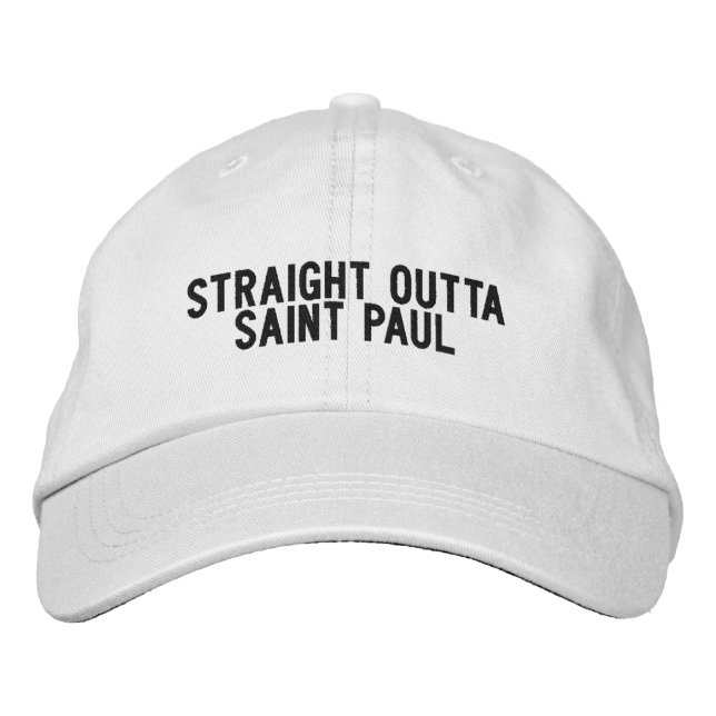 Straight Outta Saint Paul Minnesota Hat (Front)