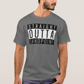 Straight Outta Sandpoint Idaho Sandpoint ID Oversi T-Shirt