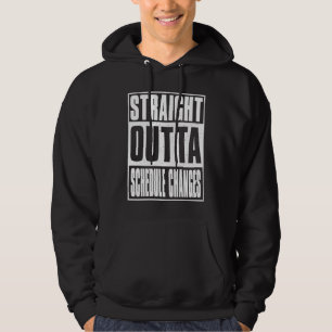 Straight Outta Schedule Changes Kids Girls Boys Gr Hoodie