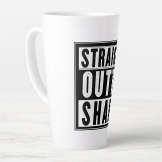 Straight Outta Shape Latte Mug