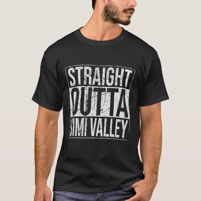 Straight Outta Simi Valley Vintage T-Shirt (Front)