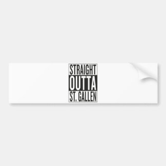 straight outta St. Gallen Bumper Sticker