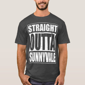 Straight Outta Sunnyvale Trailer Park   Camping T-Shirt