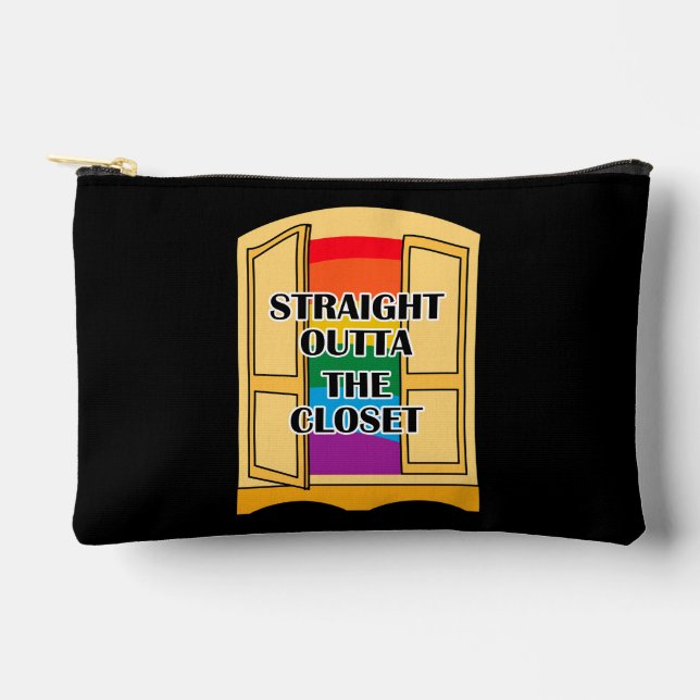 Straight Outta The Closet Accessory Pouch (Front)