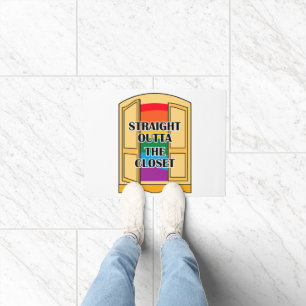 Straight Outta The Closet Doormat