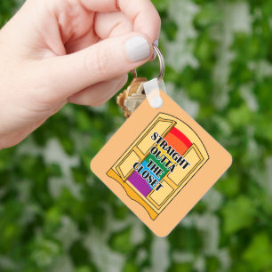 Straight Outta The Closet Keychain