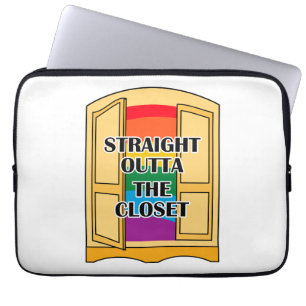Straight Outta The Closet Laptop Sleeve