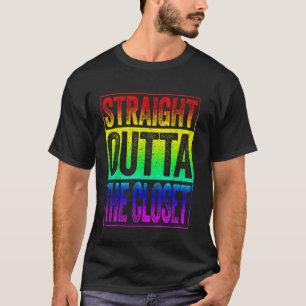 Straight Outta The Closet T Shirt Lgbt Pride Shir