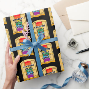 Straight Outta The Closet Wrapping Paper