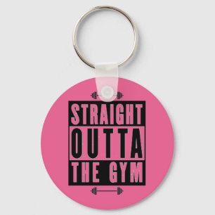 straight outta the gym T-Shirt Keychain