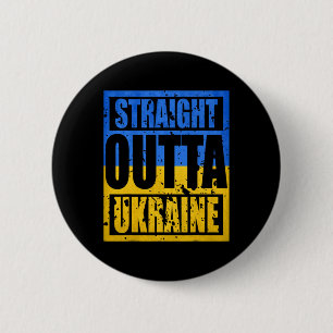 Straight Outta Ukraine 2 Inch Round Button