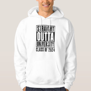 Straight Outta University 2024 (Distressed) Hoodie